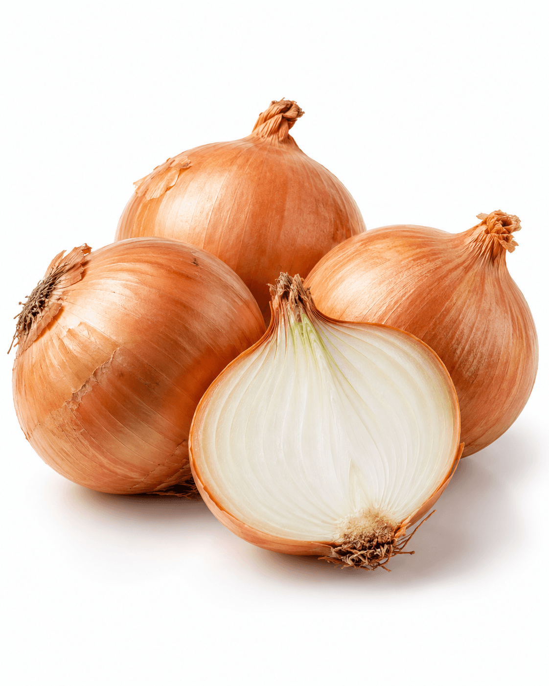 Cured brown onions